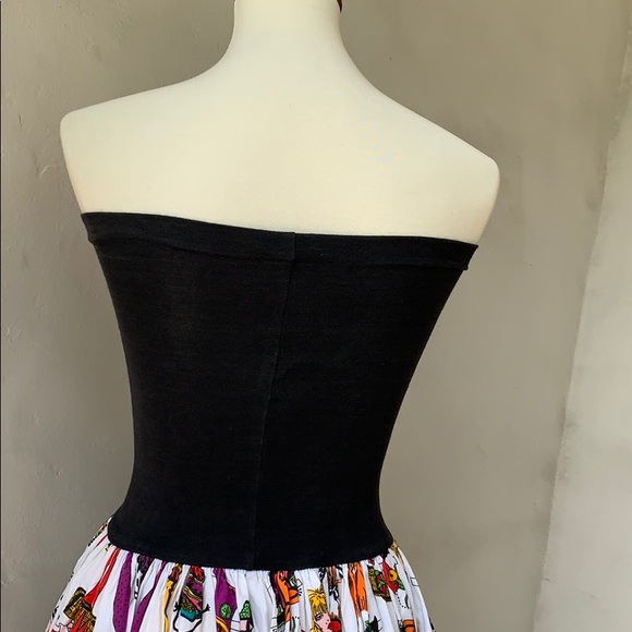 Vintage Betsey Johnson Punk Paper-doll Dress Size L - Picture 2 of 8